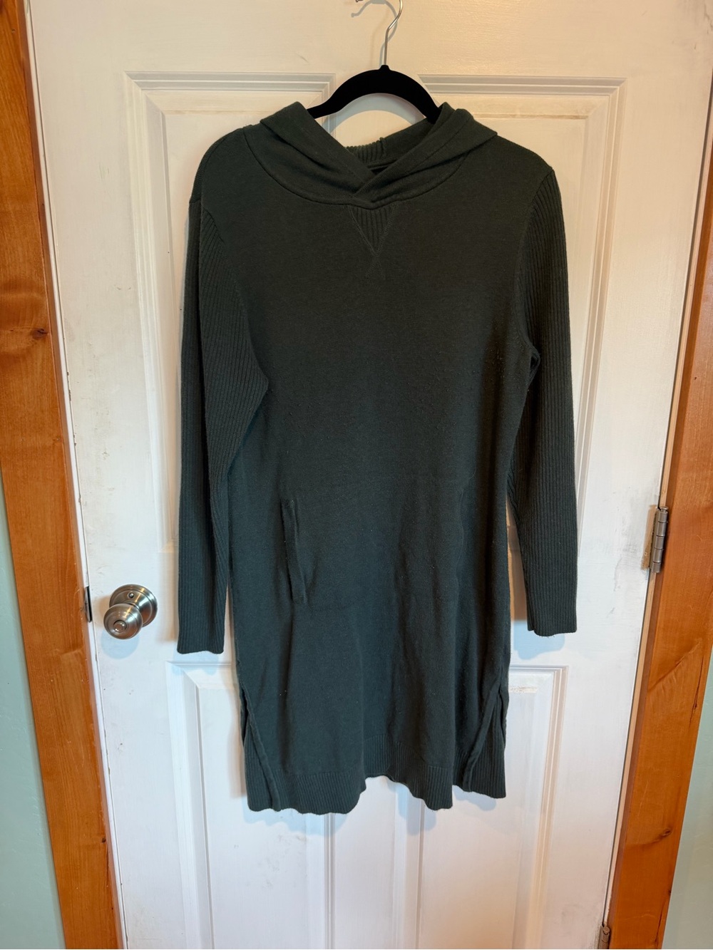 Title Nine Merino Wool Hoodie in Large